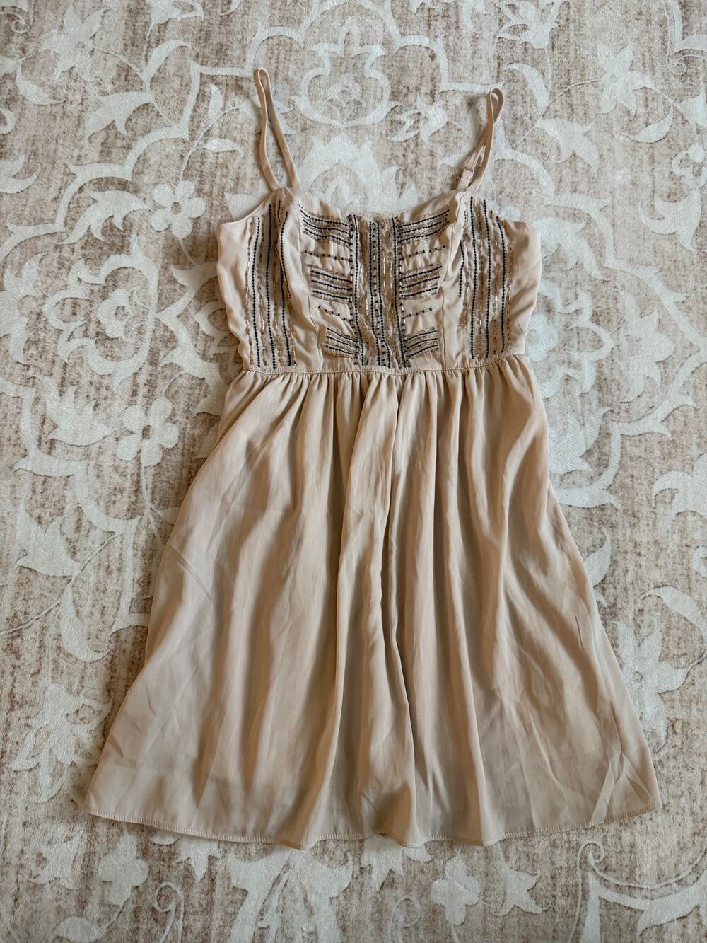 American Eagle Beaded Babydoll Tank